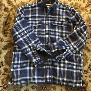 LL Bean Fleece Lined Flannel
